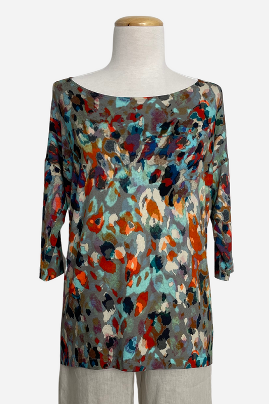 Bex Top in Murano Print Jersey Spring 2023