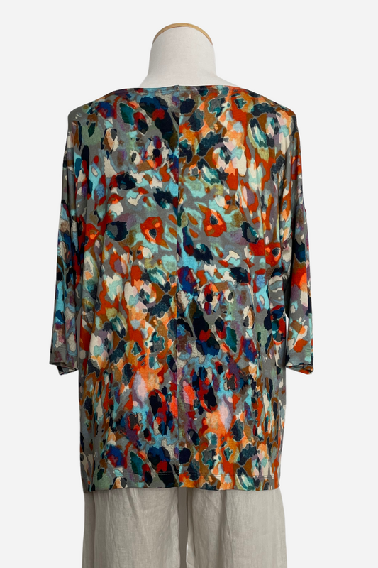 Bex Top in Murano Print Jersey Spring 2023