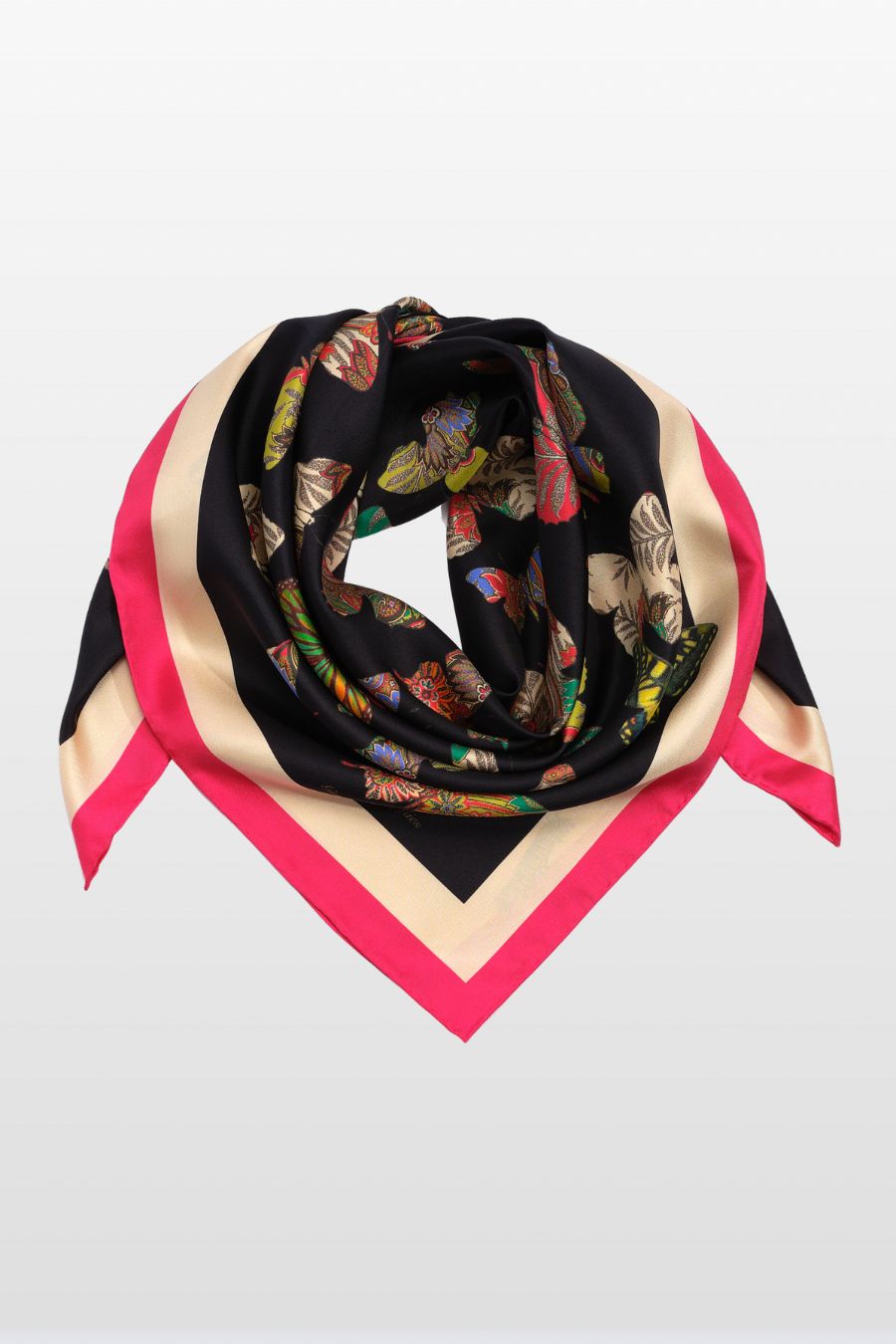 Give Me Butterflies Silk Square Scarf