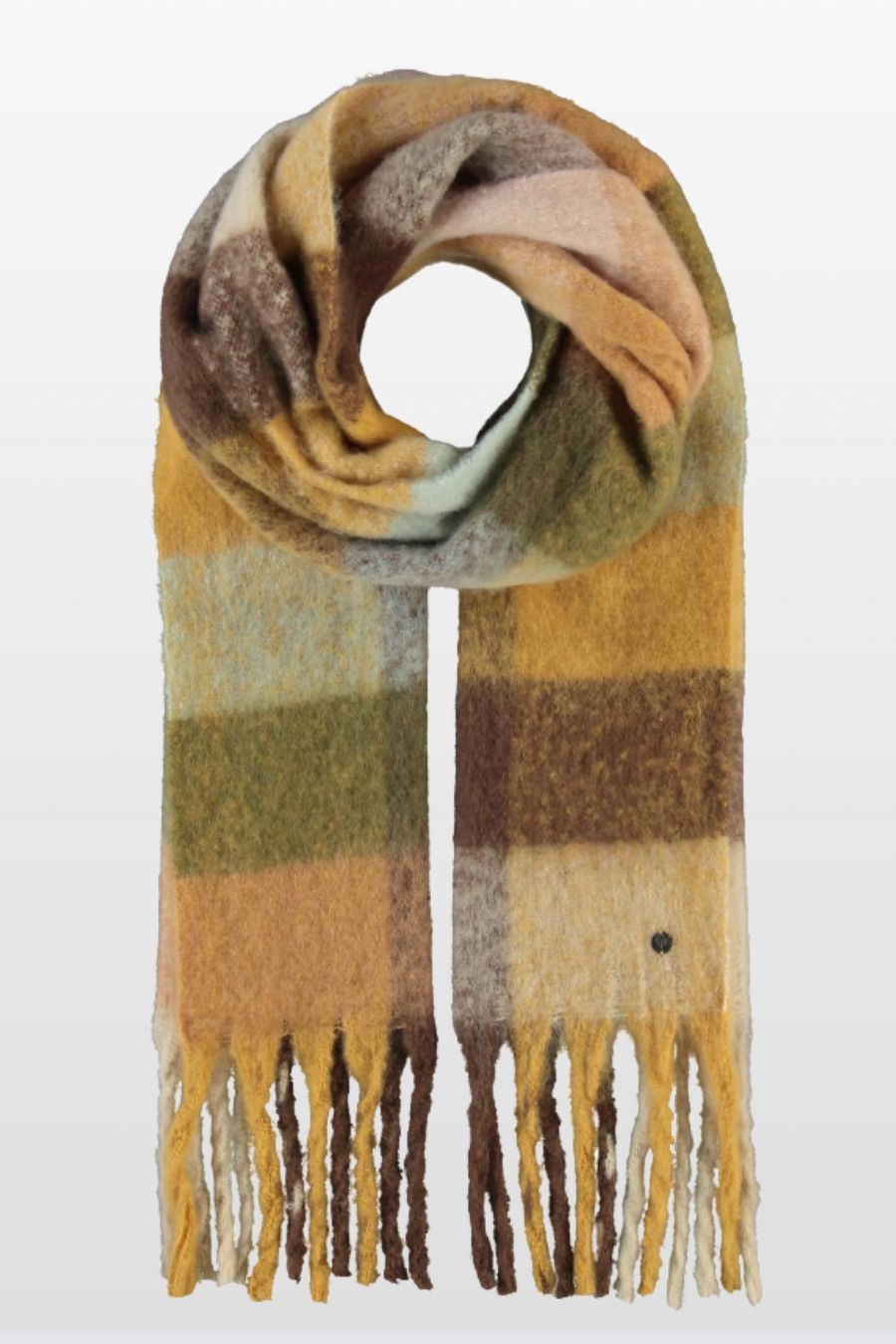 Colour-block Bouclé
