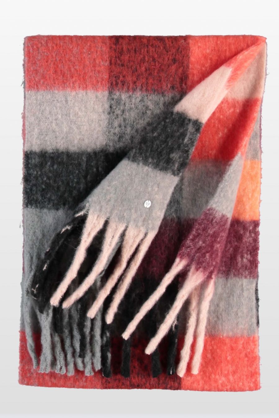 Colour-block Bouclé