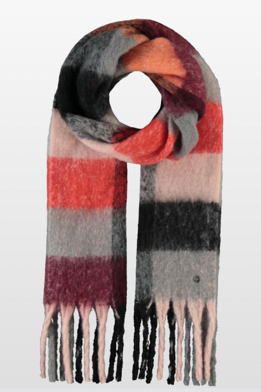 Colour-block Bouclé