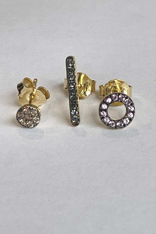 Everyday Multicolour/Multi-Shape Earring Set