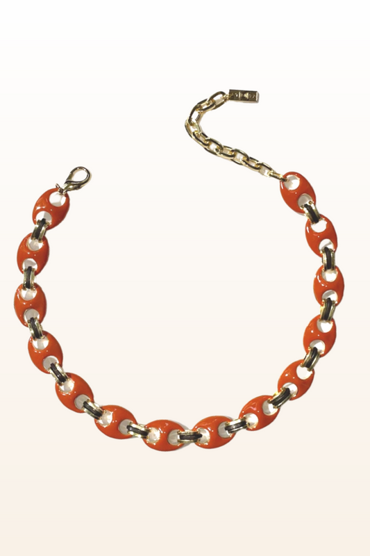 Amherst Reversible Necklace-Aubergine-Rust