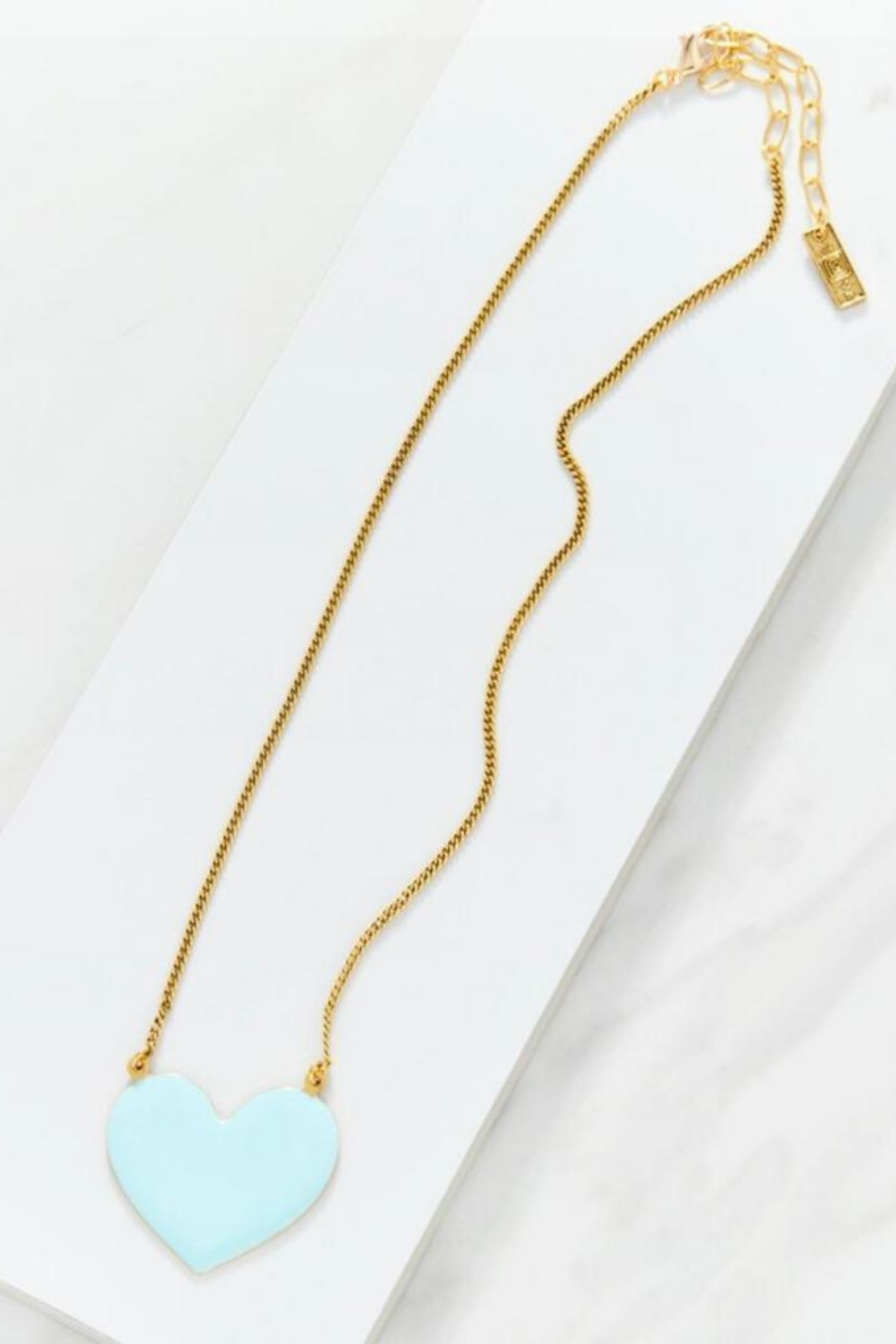 Enamel Heart Pendant