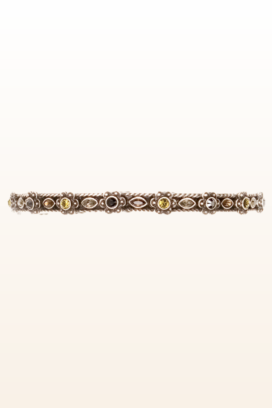 Multicolour Swarovski Crystal Bangle