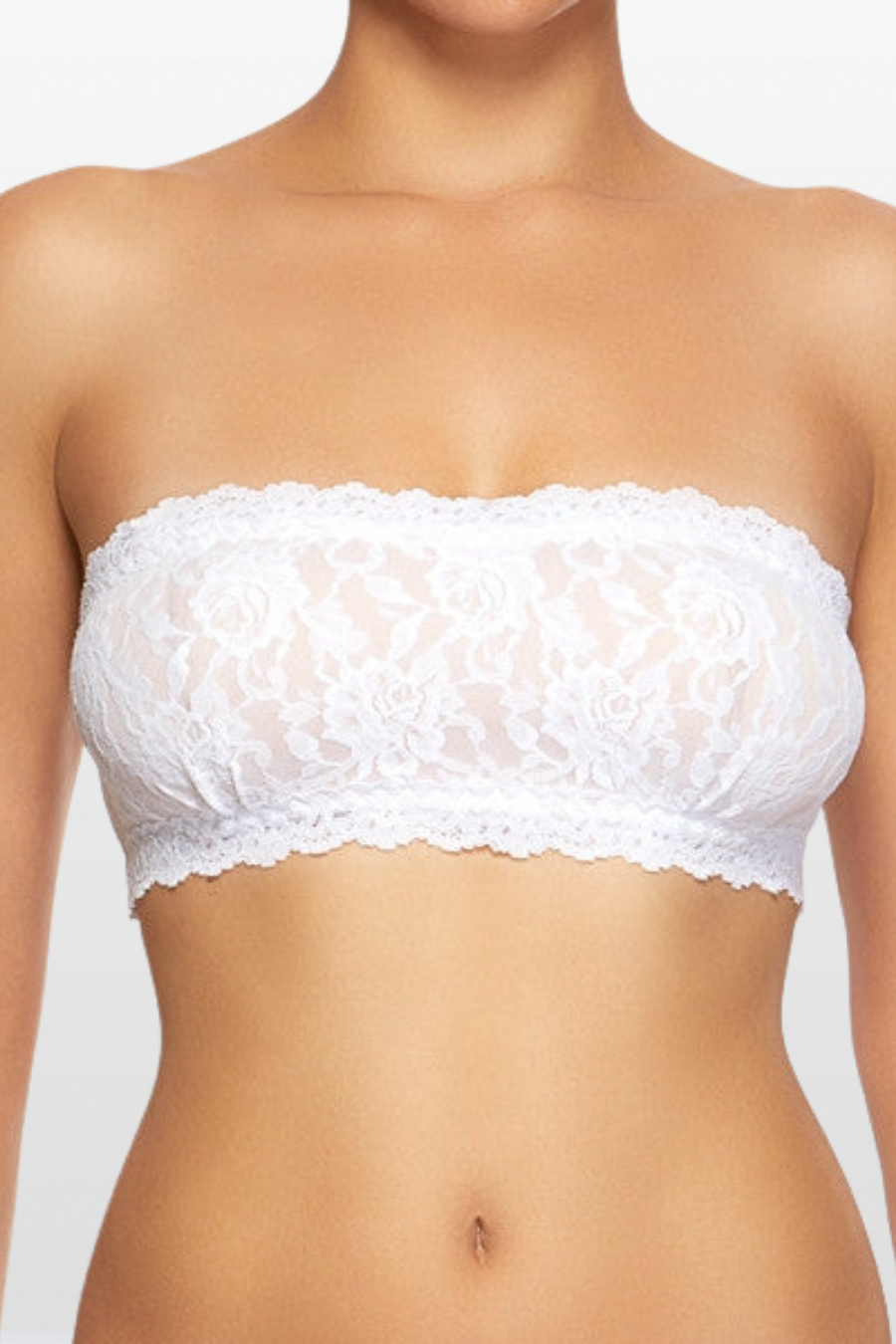 Lace bandeau top tube top