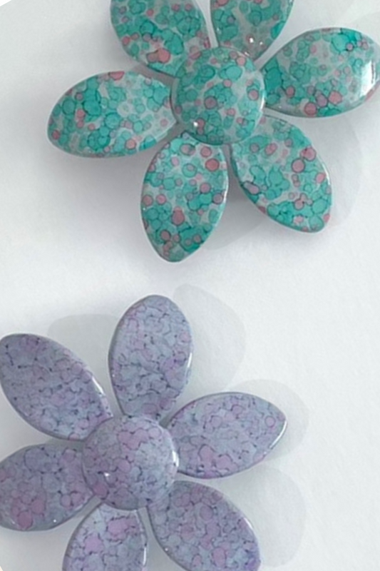 Retro Flower  Barrette