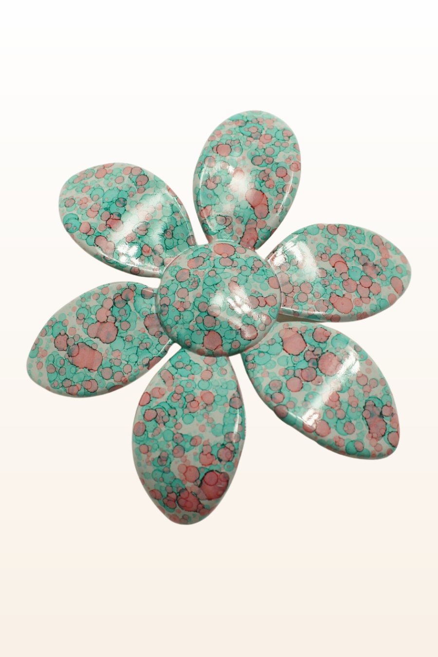 Retro Flower  Barrette