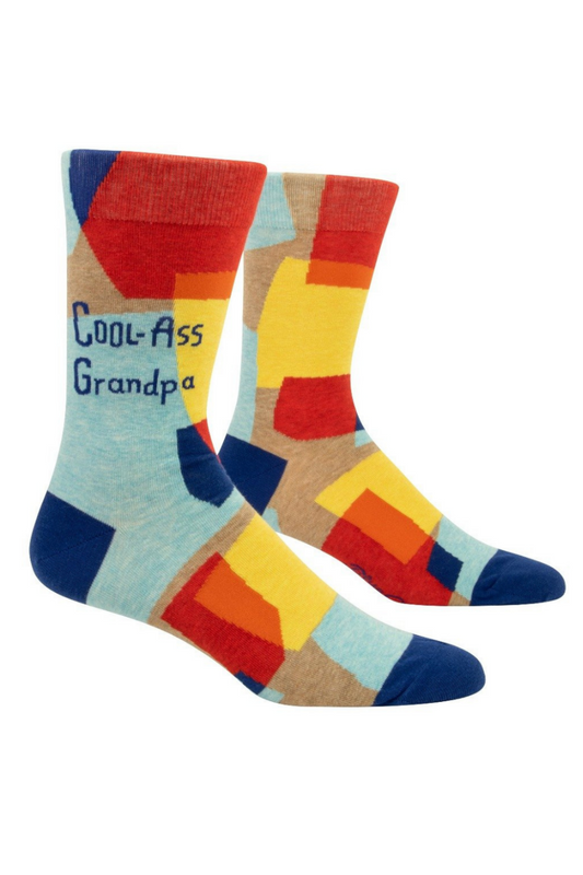 Men's Blue Q Crew Socks