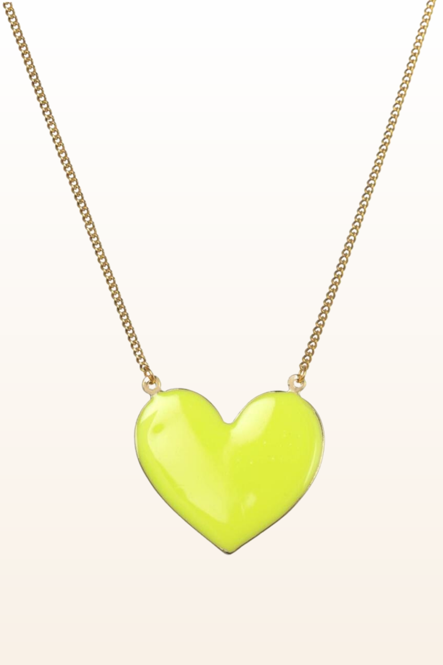 Enamel Heart Pendant