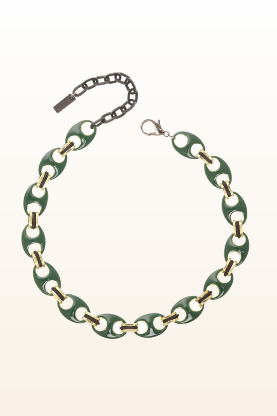 Amherst Reversible Necklace-Navy/Forest Green