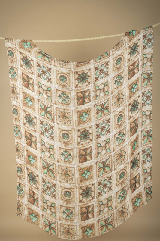 Composizione Tile Print Scarf