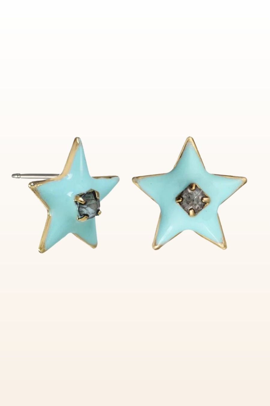 Enamel Star Studs