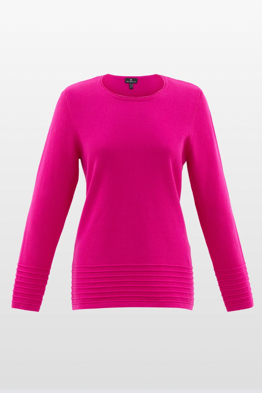 Hot pink hotsell crew neck sweater