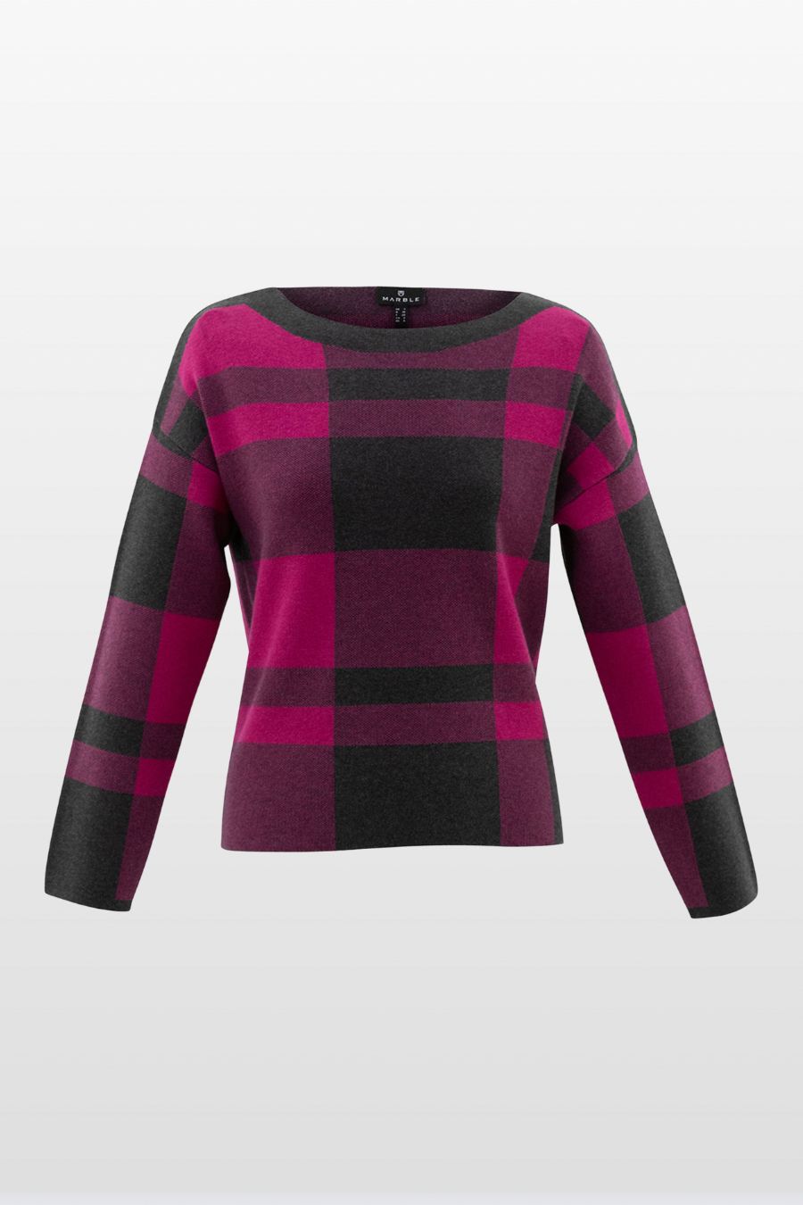 Jacquard Check Sweater ONLINE ONLY