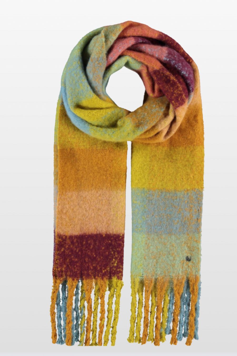 Colour-block Bouclé