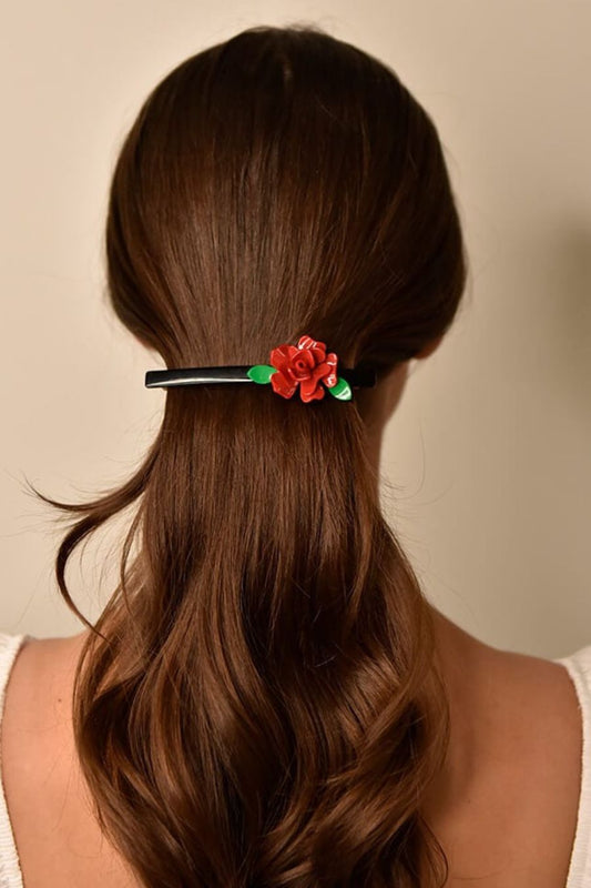 Rose Barrette
