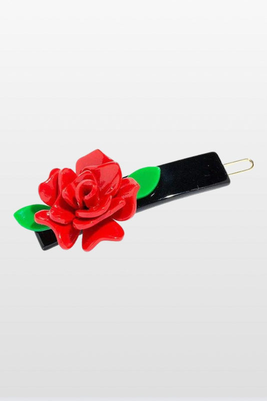 Small Rose Barrette