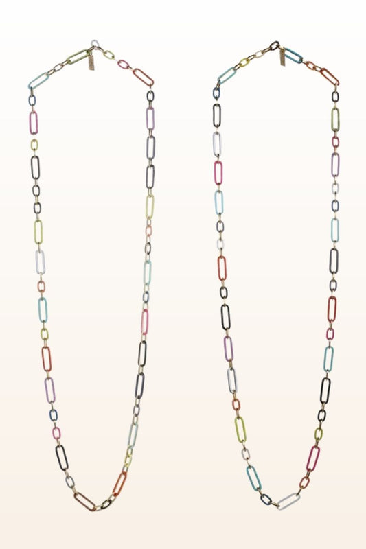 Amber Necklace Long Multi