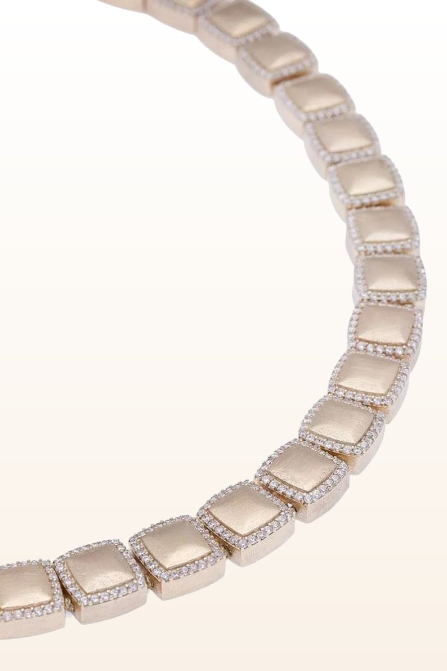 Glam Necklace -Square Links