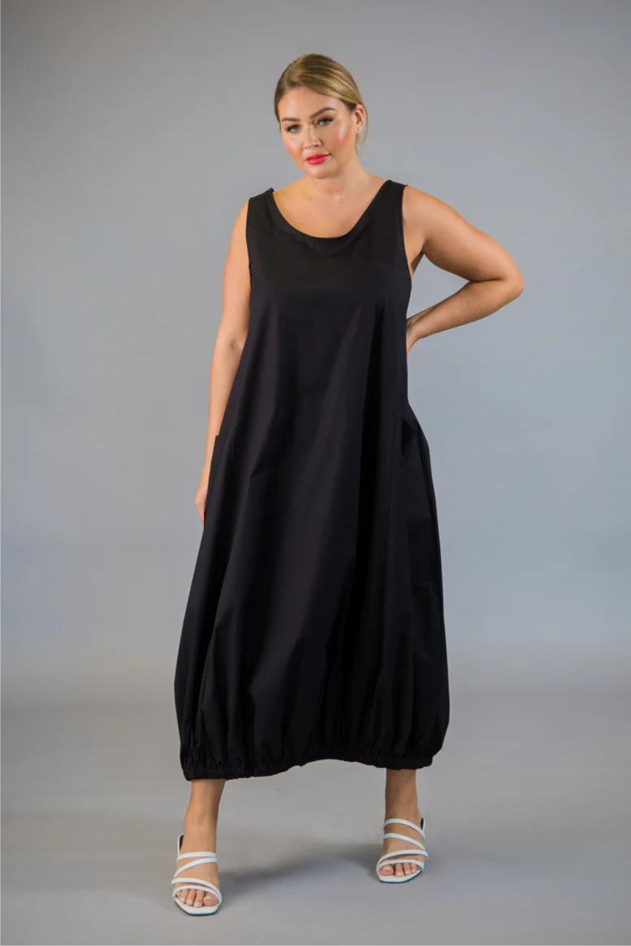 Plus size black hot sale maxi dress