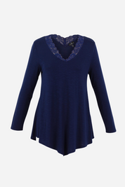 Lace Neck Tunic