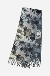 Painted Floral Scarf