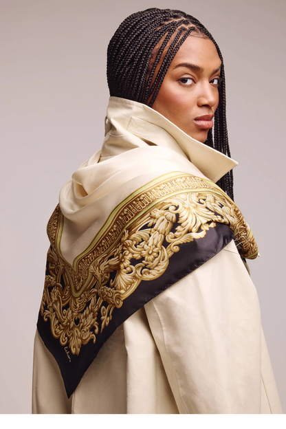 Picture Frame 35" Silk Square Scarf