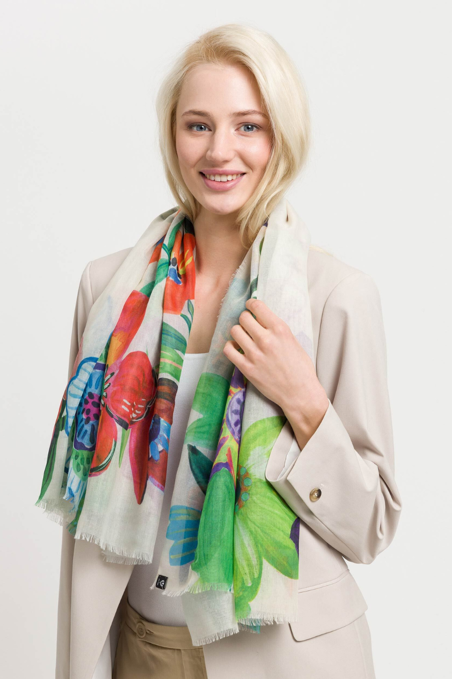 Tropical LOVE Eco Square Scarf