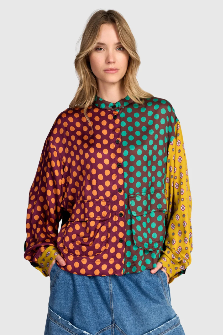 Polychrome Shirt, Primary Colour Mix