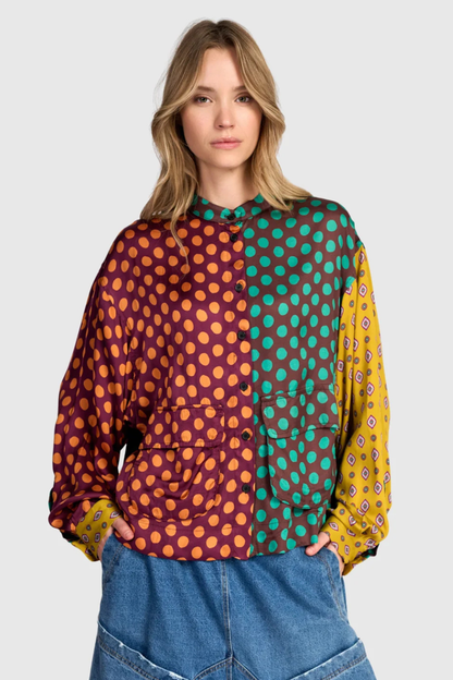 Polychrome Shirt, Primary Colour Mix