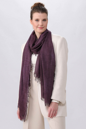 Optic Cold Dye Woven Wrap Scarf