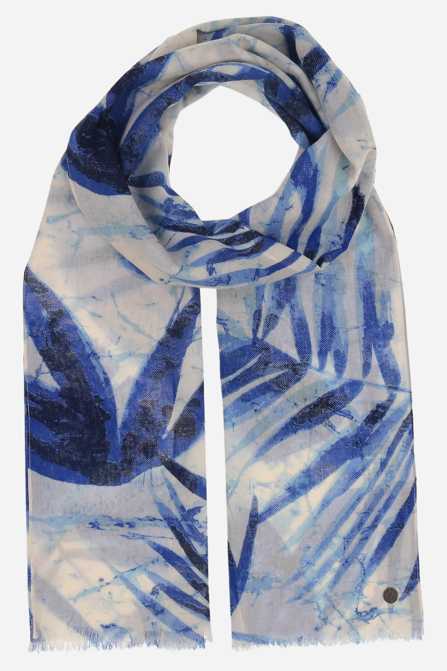 Shadow Palms Cotton Oblong Scarf