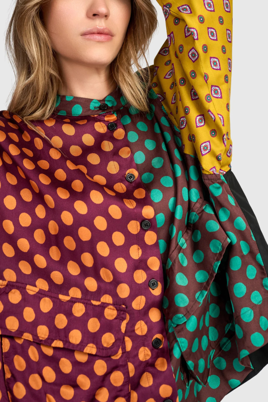 Polychrome Shirt, Primary Colour Mix