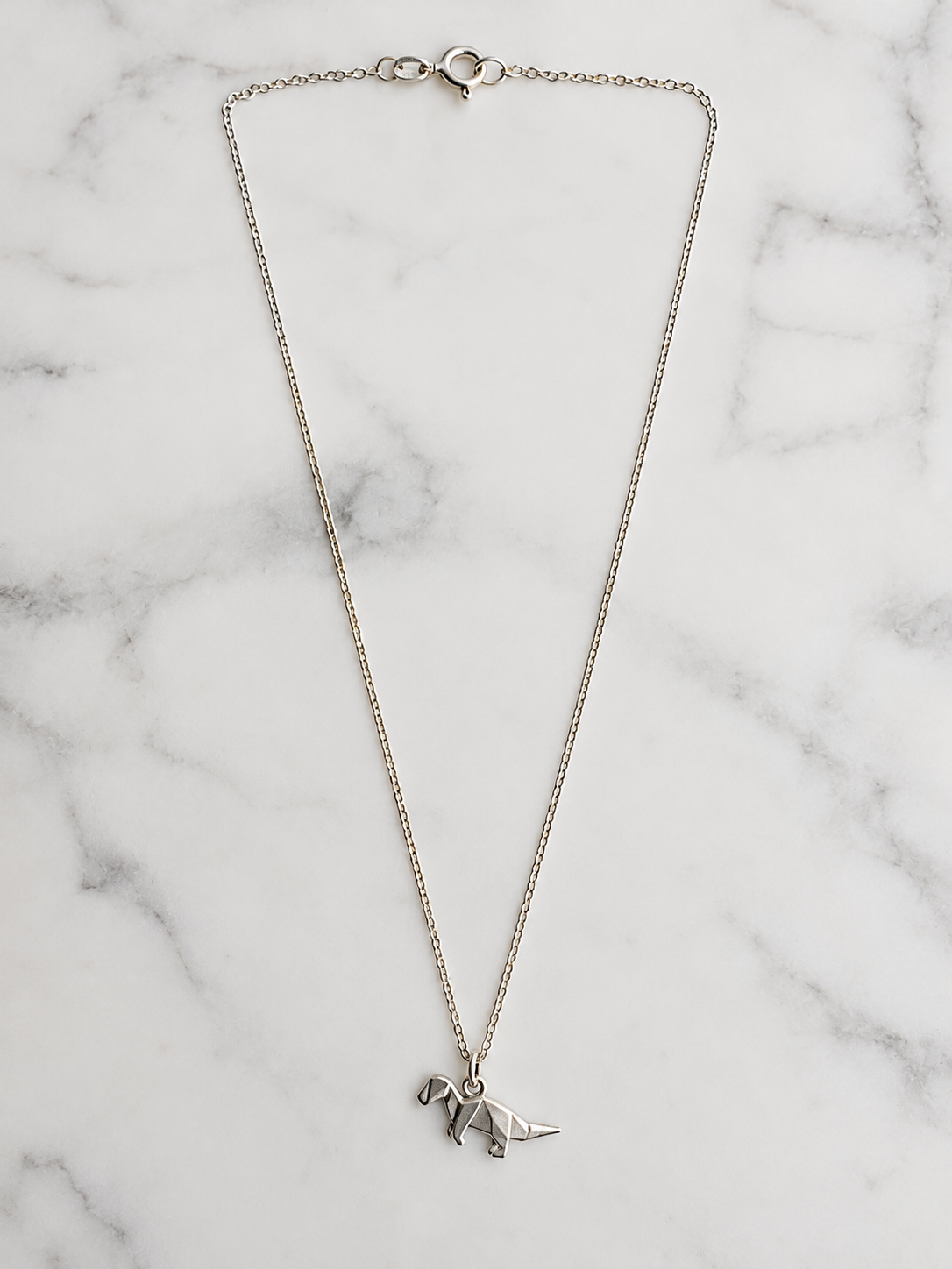 Origami Sterling Silver Pendant Necklaces