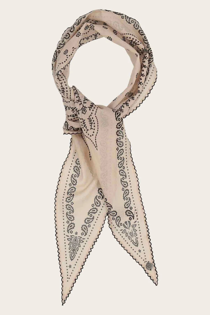 Bandana Diamond Scarf with Crochet Edge-COMING SOON