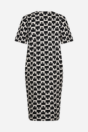 Patterned V-Neck Dress