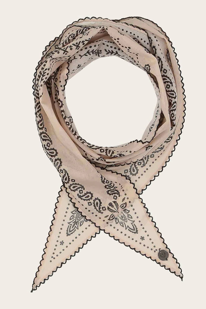 Bandana Diamond Scarf with Crochet Edge-COMING SOON