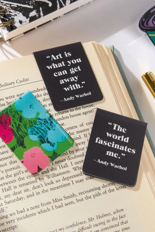 Andy Warhol Magnetic Bookmarks