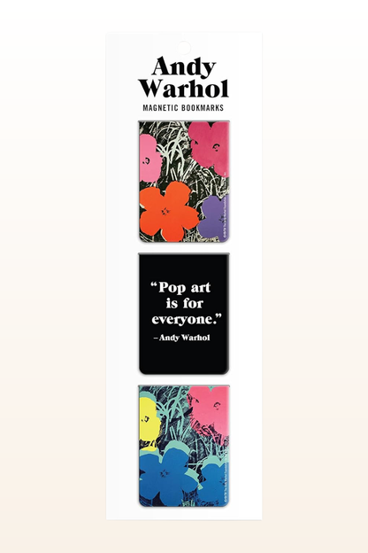 Andy Warhol Magnetic Bookmarks