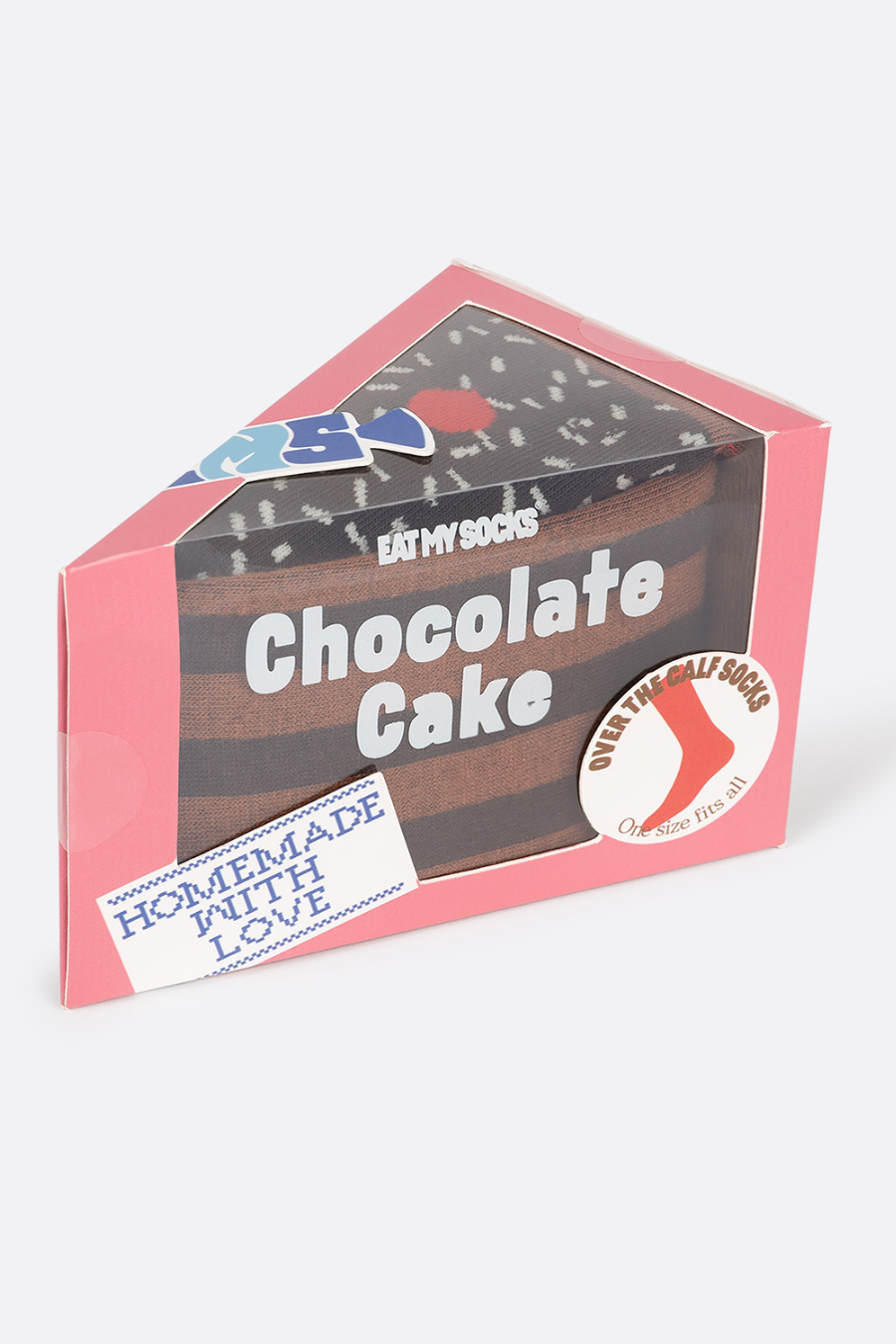 Unisex Chocolate Cake Sock-3D Packaging