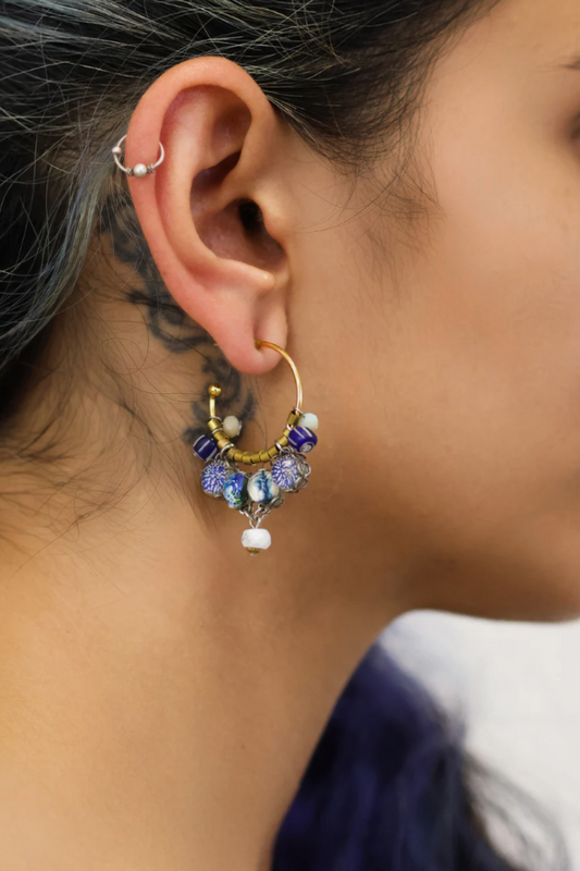Fresh Waters Hoop Earrings