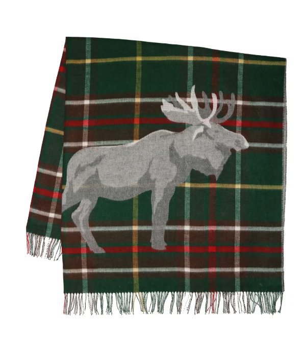 Newfoundland Moose Tartan Cashmink Throw