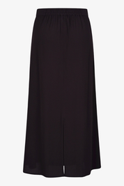 Long Black Viscose Skirt