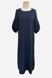 Lanterna Maxi Dress in Indaco Viscose