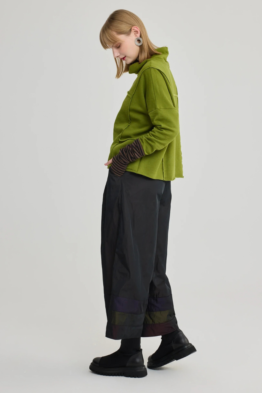 Olympia Culotte Tafetta Pant