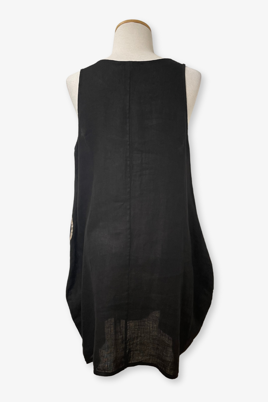 Sleeveless Linen Bubble Tunic/Dress