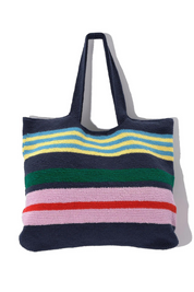 Gallery Stripe Crochet Tote