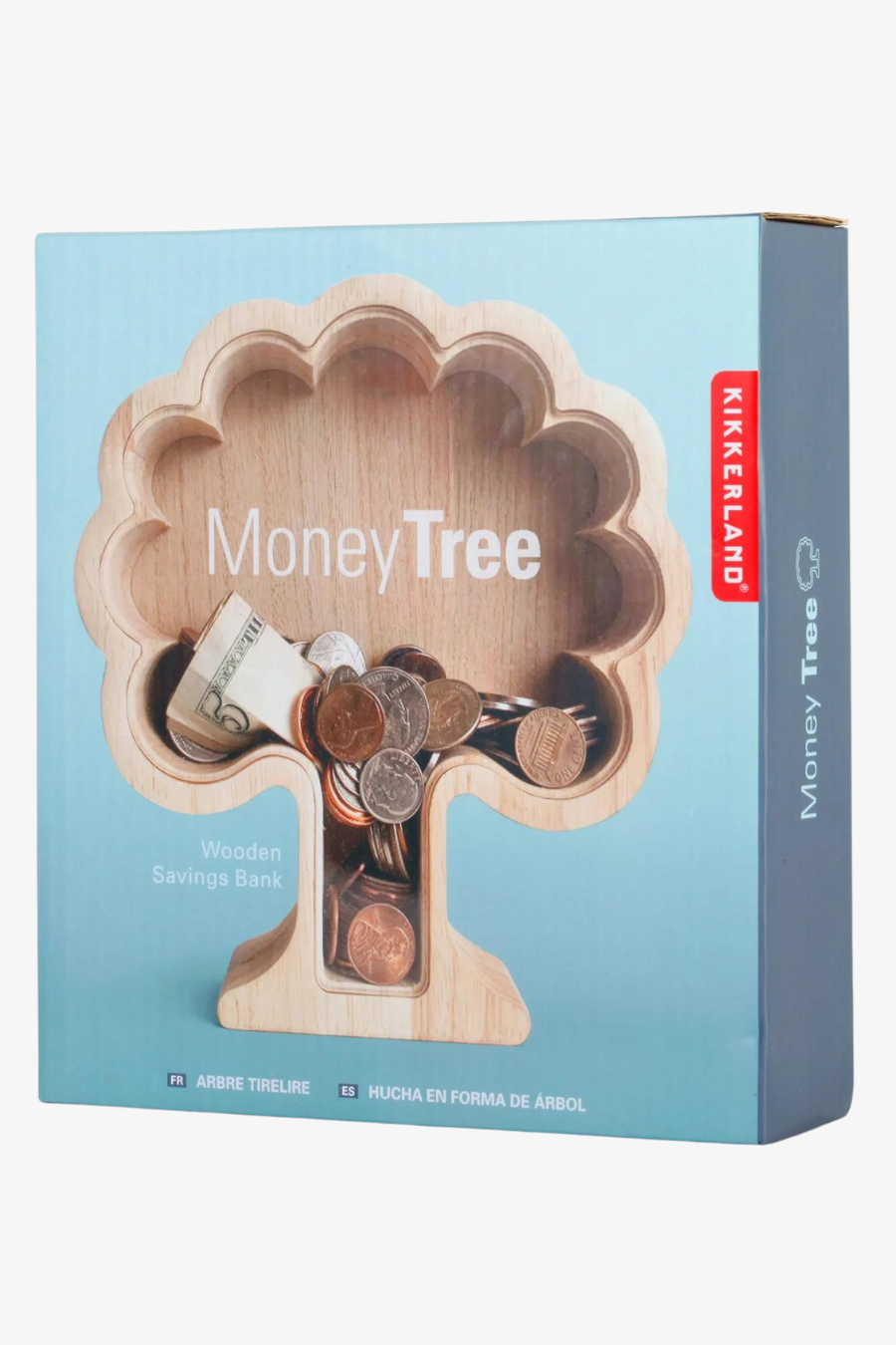 Wooden Savings Money Tree Coin Bank
